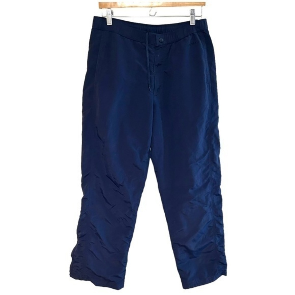 LL. Bean M hiking outdoor pants‎ ankle leg zip mesh lining navy